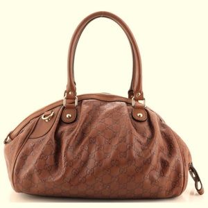 Authentic Gucci Sukey Top Handle Satchel